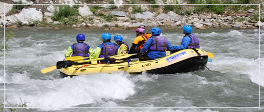 Rafting in Val di Sole - Il torrente Noce - Tratto Ossana-Croviana